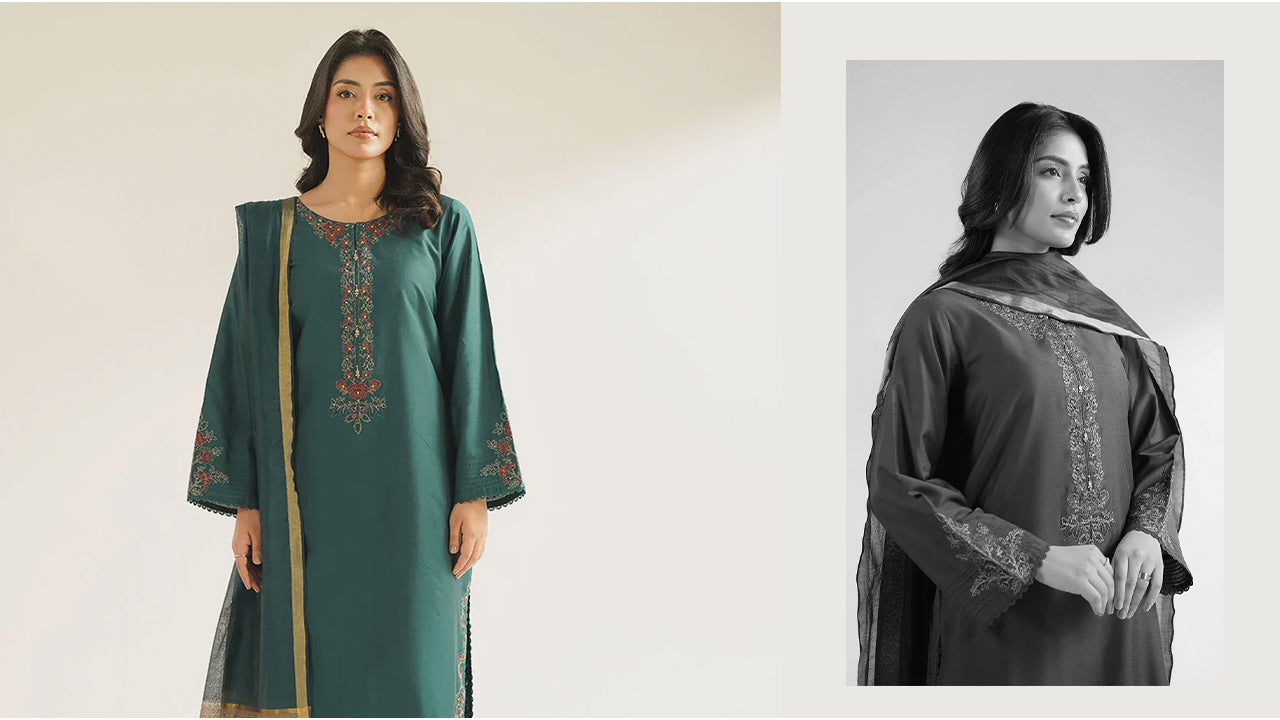 Explore British Pakistani Eid Style with Burooj Women's Clothing Collection