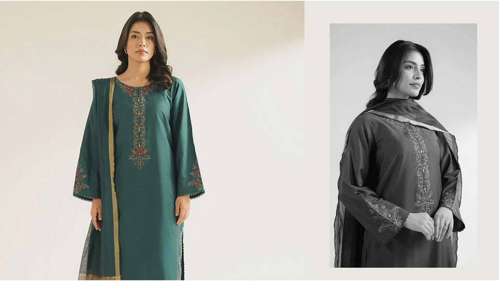 Explore British Pakistani Eid Style with Burooj Women's Clothing Collection