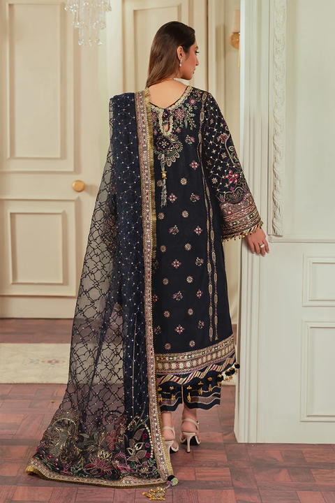 BAROQUE EMBROIDERED SILK CH13-07 STITCHED