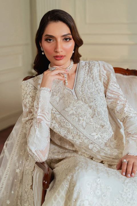 BAROQUE EMBROIDERED CHIFFON CH13-02 STITCHED