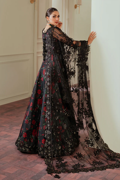 BAROQUE EMBROIDERED NET CH13-05 STITCHED