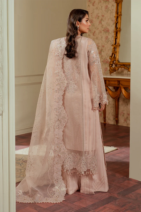 BAROQUE EMBROIDERED ORGANZA CH13-04 STITCHED