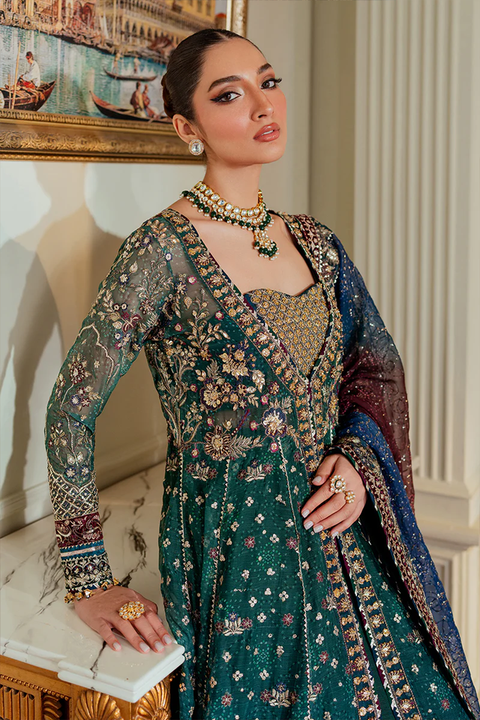 BAROQUE EMBROIDERED CHIFFON CH13-03 STITCHED