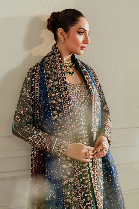 BAROQUE EMBROIDERED CHIFFON CH13-03 STITCHED