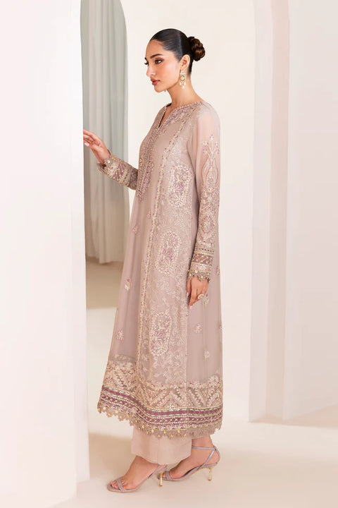 Blush Embroidered Chiffon RTW 3pc