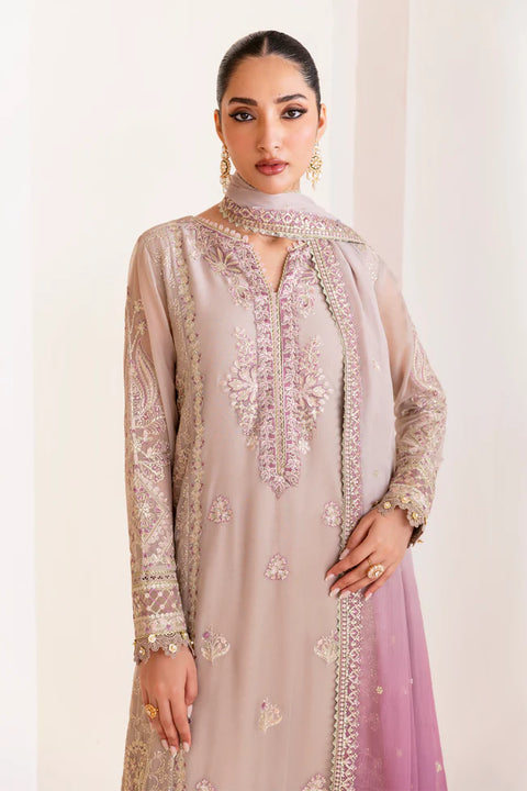 Blush Embroidered Chiffon RTW 3pc