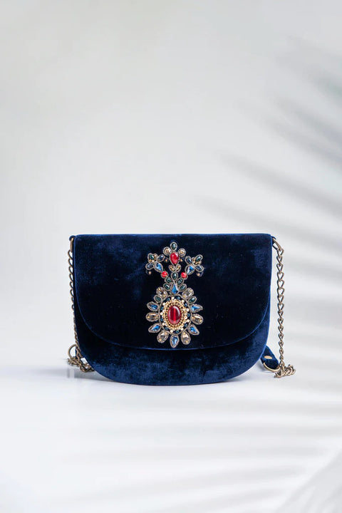 Navy Jewel CS Pouch