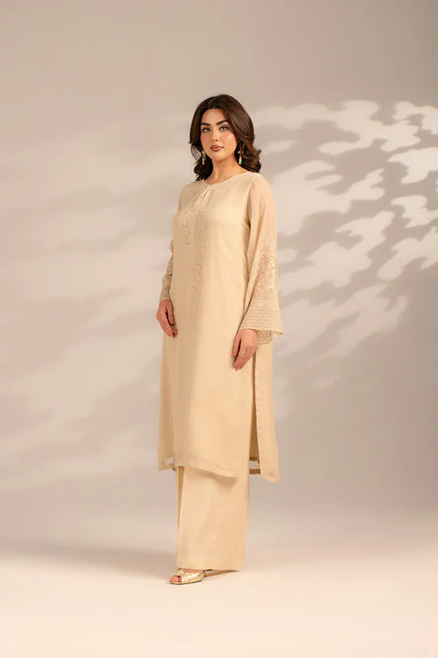 Ivory Chiffion Lux Shirt 1pc