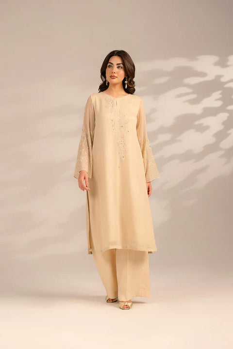 Ivory Chiffion Lux Shirt 1pc