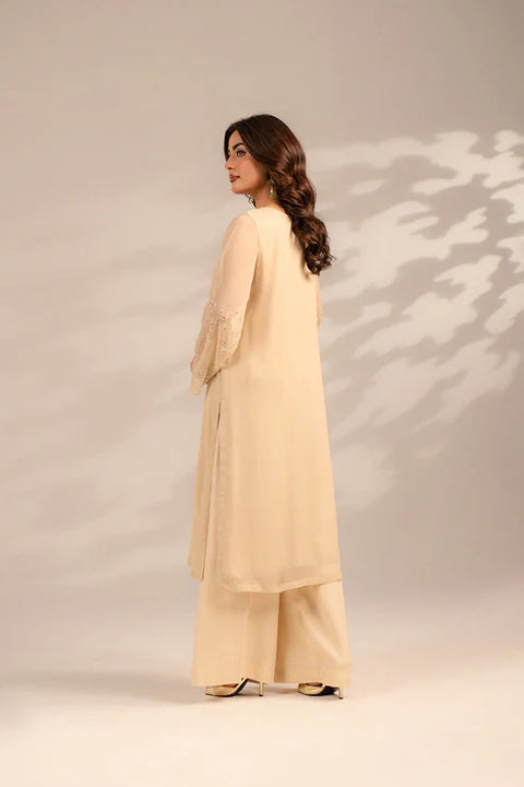 Ivory Chiffion Lux Shirt 1pc