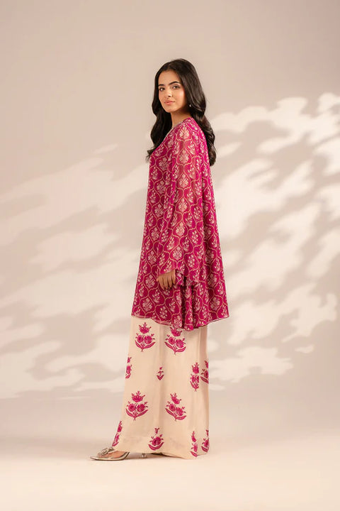Sheesha Print Shirt & Wide Leg Printed trouser 2pc