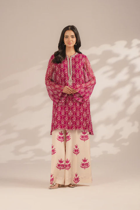 Sheesha Print Shirt & Wide Leg Printed trouser 2pc