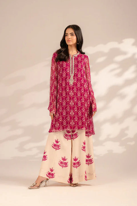 Sheesha Print Shirt & Wide Leg Printed trouser 2pc