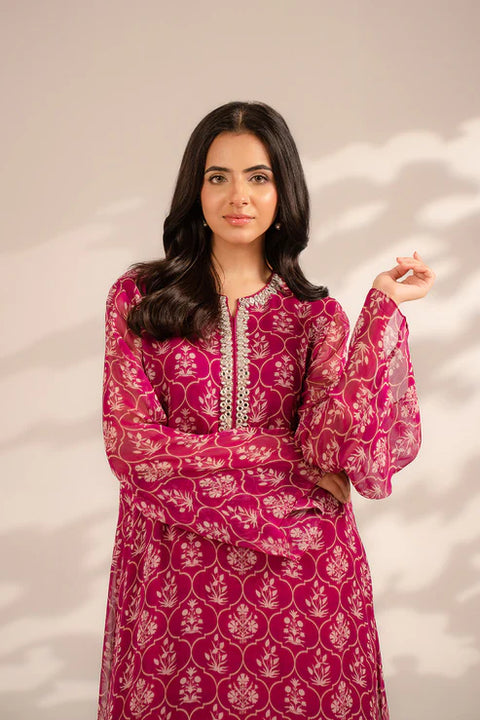 Sheesha Print Shirt & Wide Leg Printed trouser 2pc