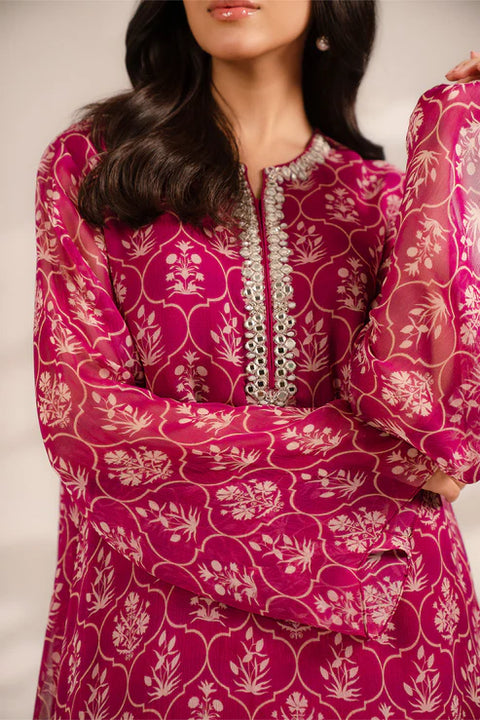 Sheesha Print Shirt & Wide Leg Printed trouser 2pc
