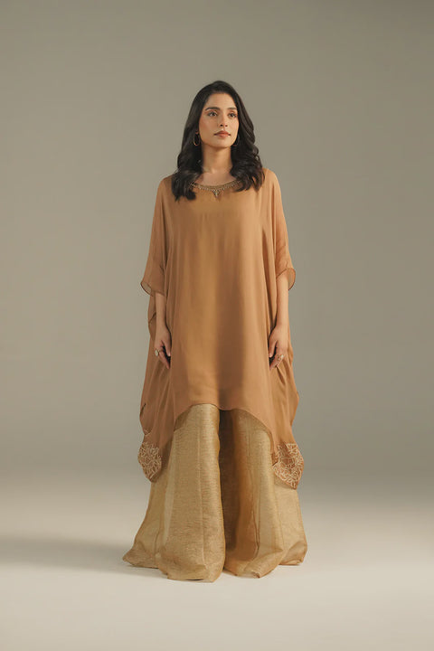 Beige Stone Kaftan 1pc