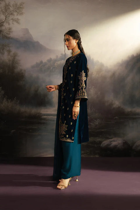 Teal Velvet 3pc Suit