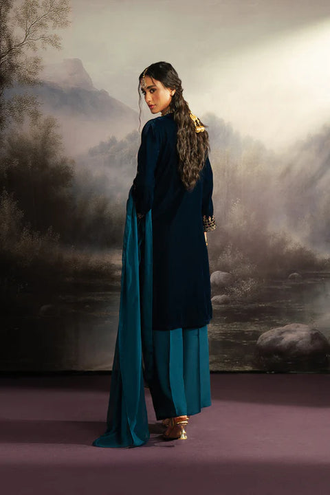 Teal Velvet 3pc Suit