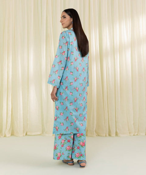 Sapphire 2 Piece - Blue Printed Lawn Suit