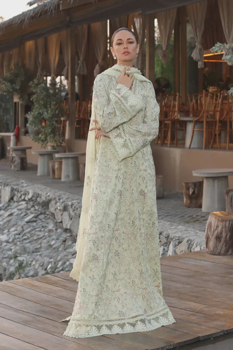 Bareeze Unstitched Exotic Blooms 3-Piece