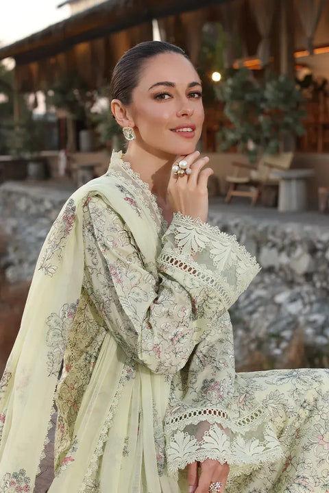 Bareeze Unstitched Exotic Blooms 3-Piece