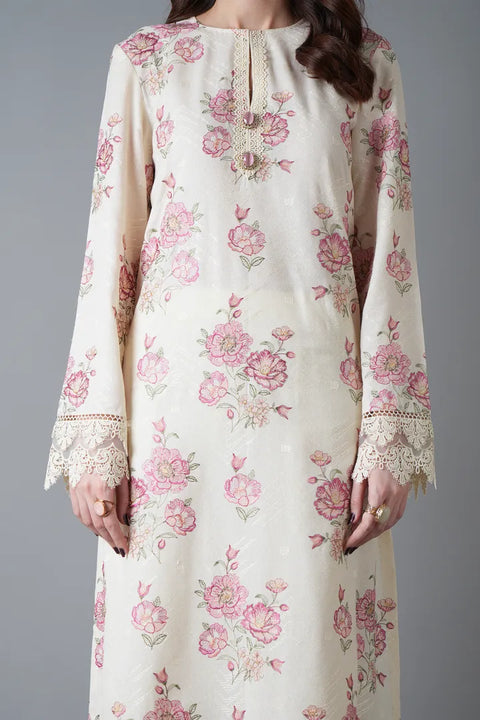 Bareeze Unstitched Lawn Karandi BLOSSOM BEAUTY 3pc