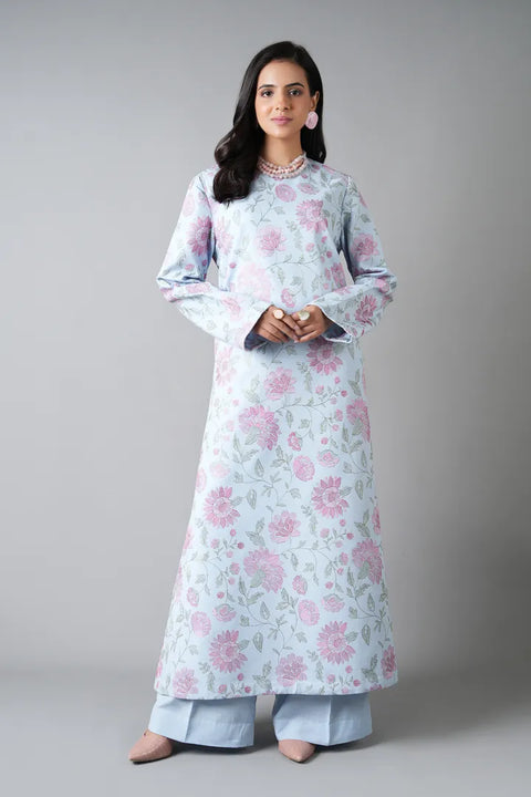 Bareeze Unstitched Lawn Karandi FLORAL ELLEGENCE 3pc