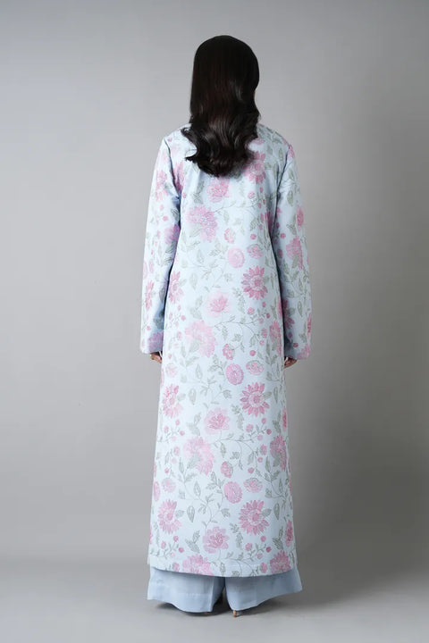 Bareeze Unstitched Lawn Karandi FLORAL ELLEGENCE 3pc