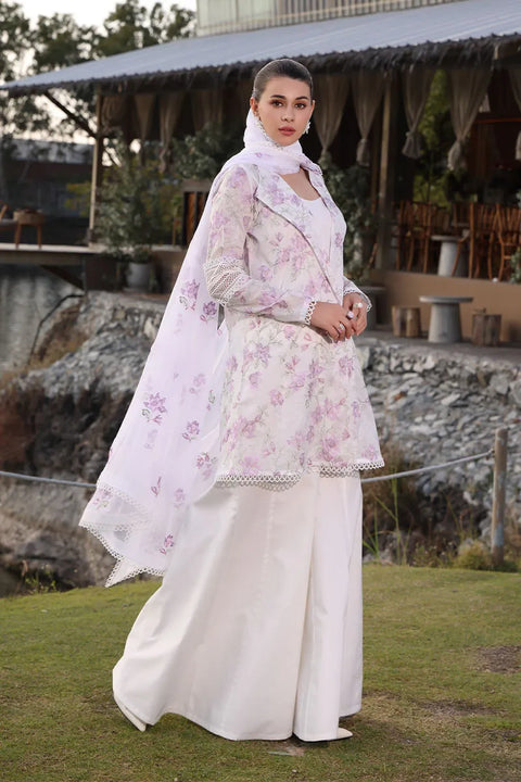 Bareeze Unstitched  Sukh Chain 3-Pieces