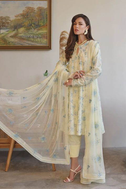 Bareeze Unstitched Khayal Gard 3-Piece