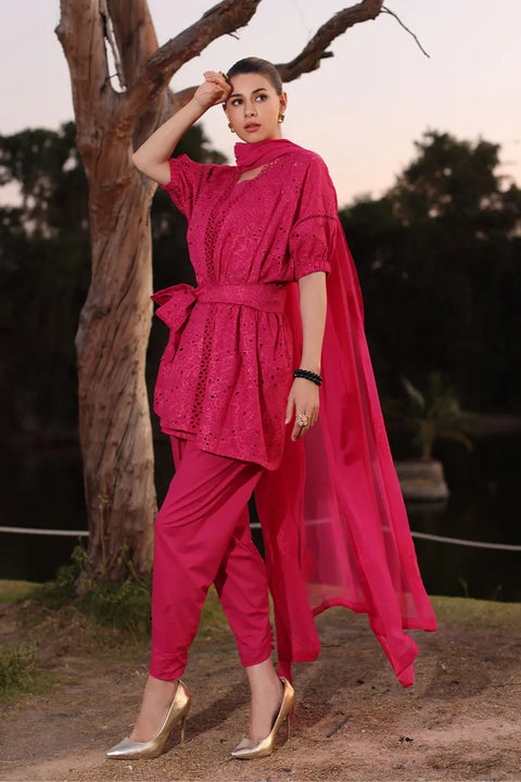 Bareeze Unstitched Rosy  3-Piece