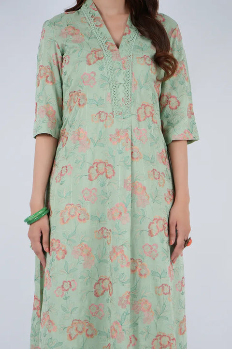 Bareeze Unstitched Micro Module  L Green Oasis 3pc