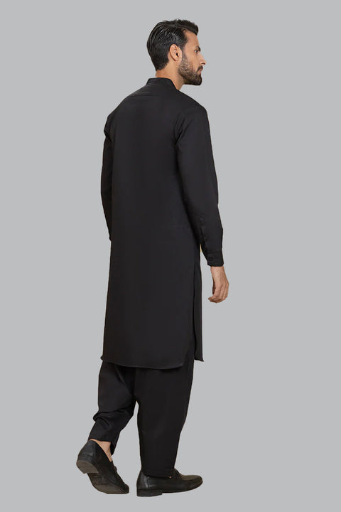 Burooj Man Black Diamond Jacquard Shalwar Kameez Regular Fit