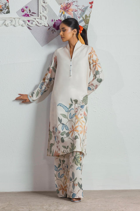 Sana Safinaz Blended Jacquard Shirt + Culotte