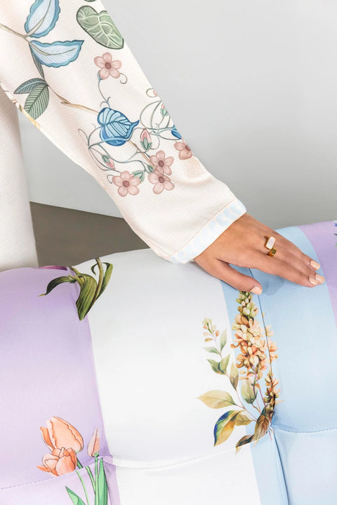 Sana Safinaz Blended Jacquard Shirt + Culotte