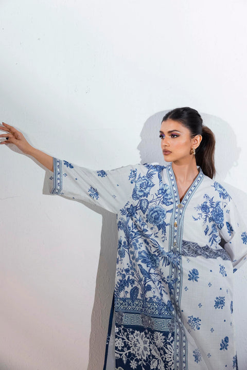 Sana Safinaz  Stitched Blended Jacquard Shirt + Culotte