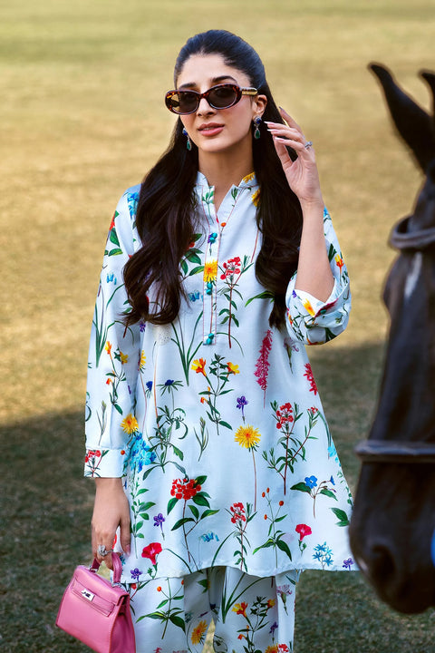 Sana Safinaz RTW 25 Floral Printed Cambric Shirt + Bottom