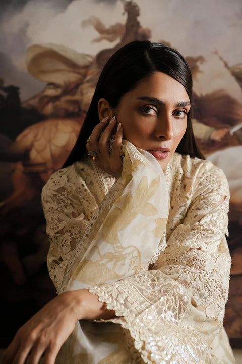 Sana Safinaz Raw Silk Shirt + Culotte + Dupatta