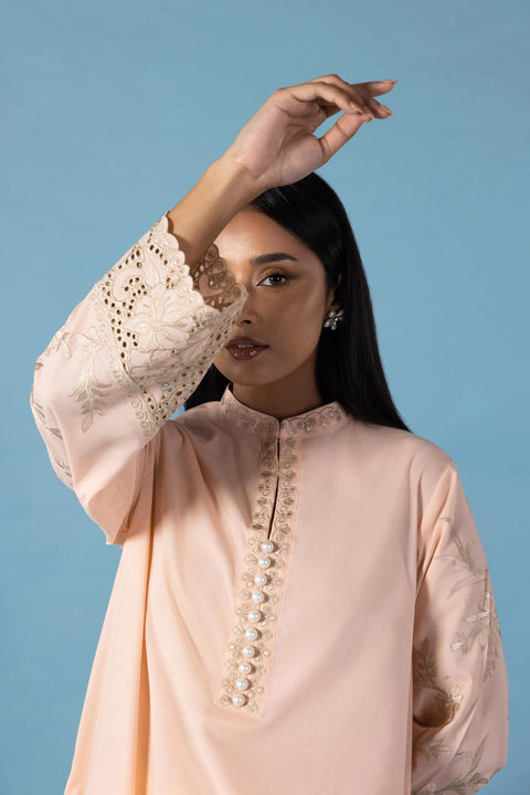 Sana Safinaz RTW 25 Lawn Embroidered Shirt + Culotte