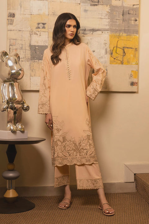 Sana Safinaz RTW 25 Lawn Embroidered Shirt + Culotte