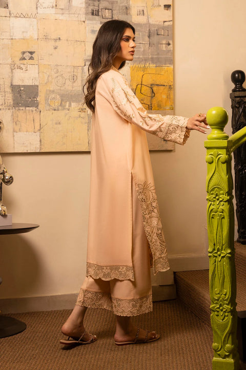 Sana Safinaz RTW 25 Lawn Embroidered Shirt + Culotte