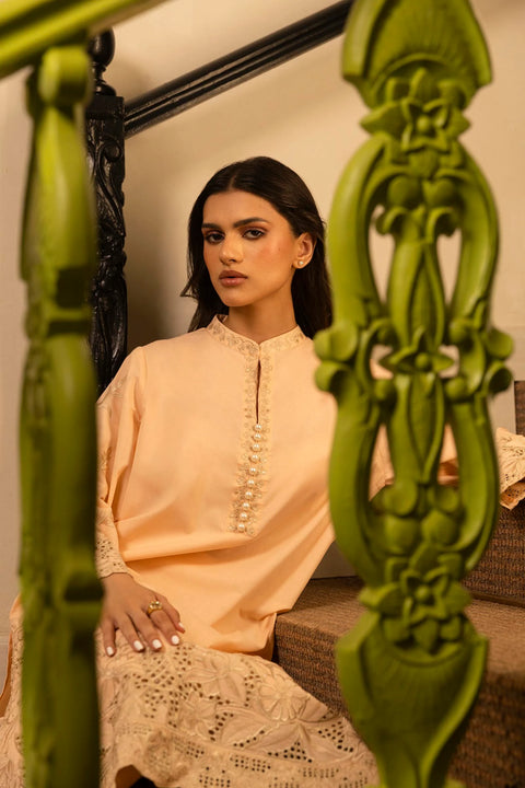 Sana Safinaz RTW 25 Lawn Embroidered Shirt + Culotte