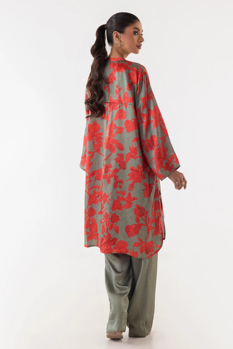 Sana Safinaz Floral Printed Shirt + Culotte