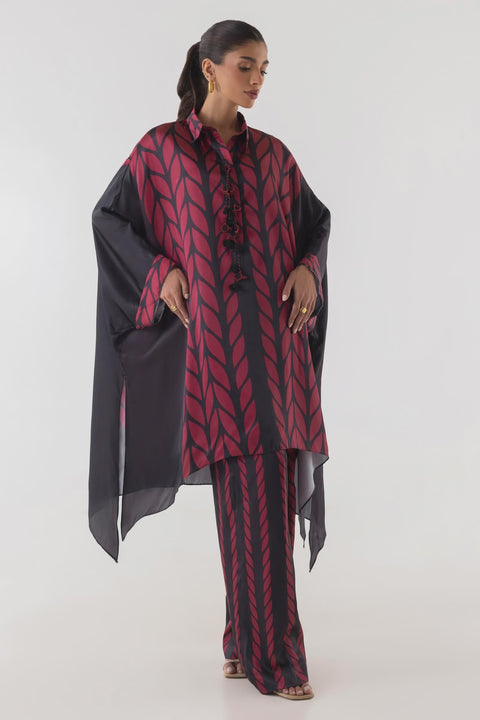 Sana Safinaz Leaf Printed Shirt + Culotte