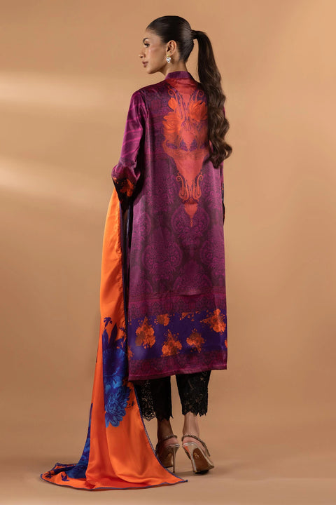 Sana Safinaz RTW 25 Satin Shirt + Dupatta