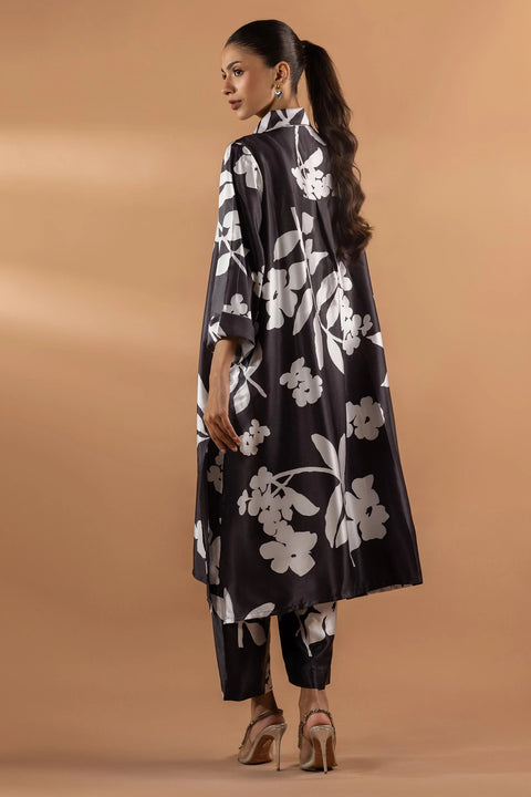 Sana Safinaz Stitched 25 Satin Shirt + Culotte