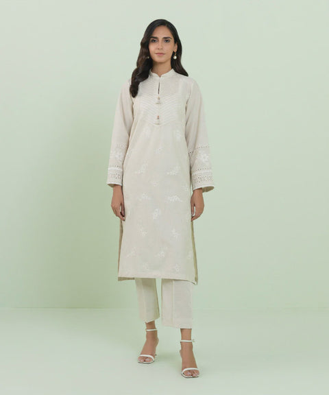 Sapphire 2 Piece Embroidered Winter Cotton Kurta Trouser