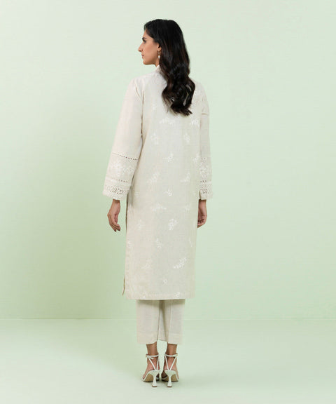 Sapphire 2 Piece Embroidered Winter Cotton Kurta Trouser