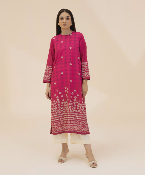 Sapphire 1 Piece Printed Silk Kurti