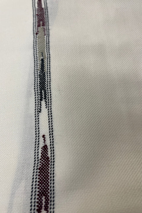 Burooj Men's Off White Shawl